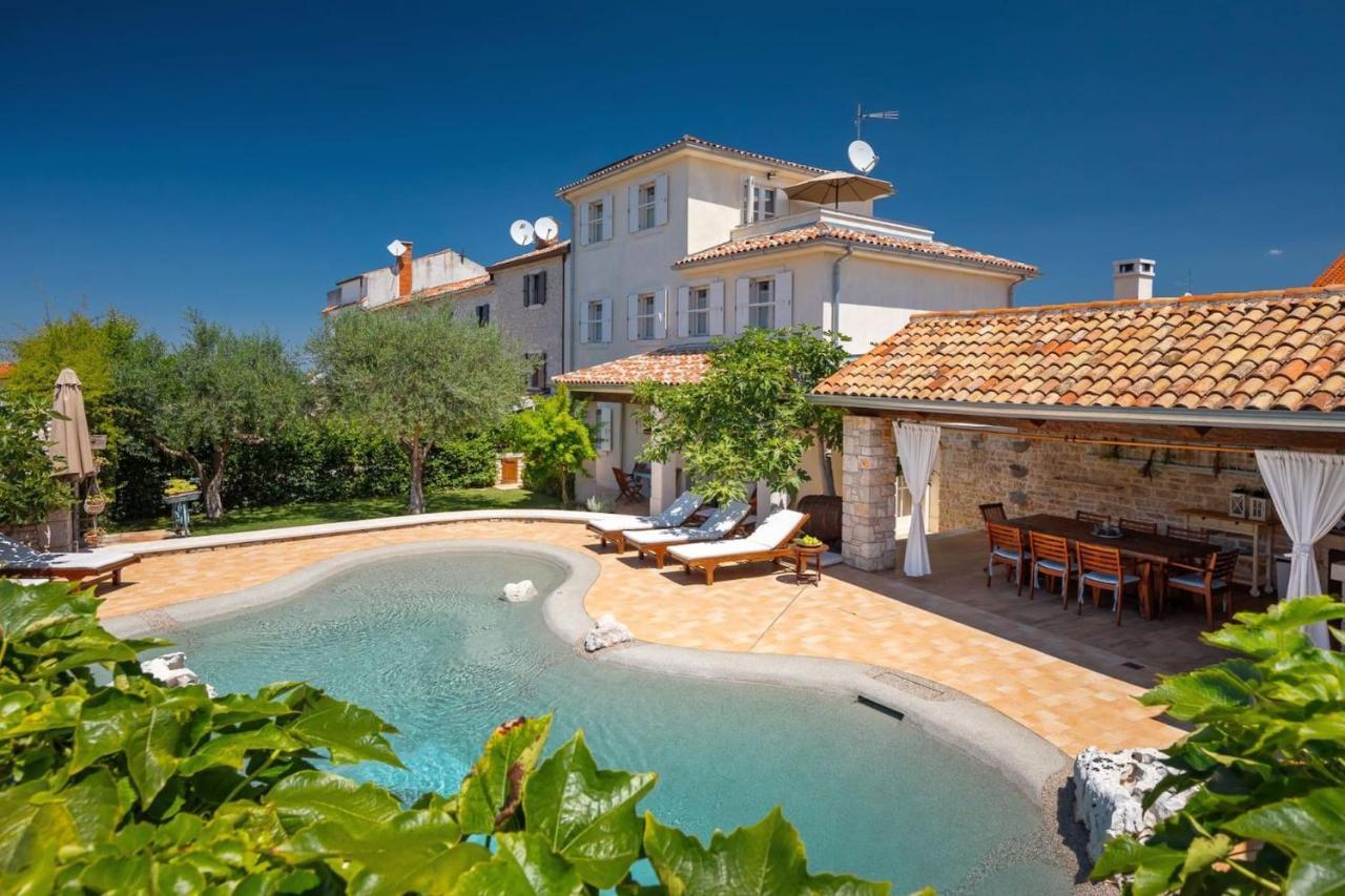 Family Villa Elizabeta With Pool In Umag Cepljani المظهر الخارجي الصورة