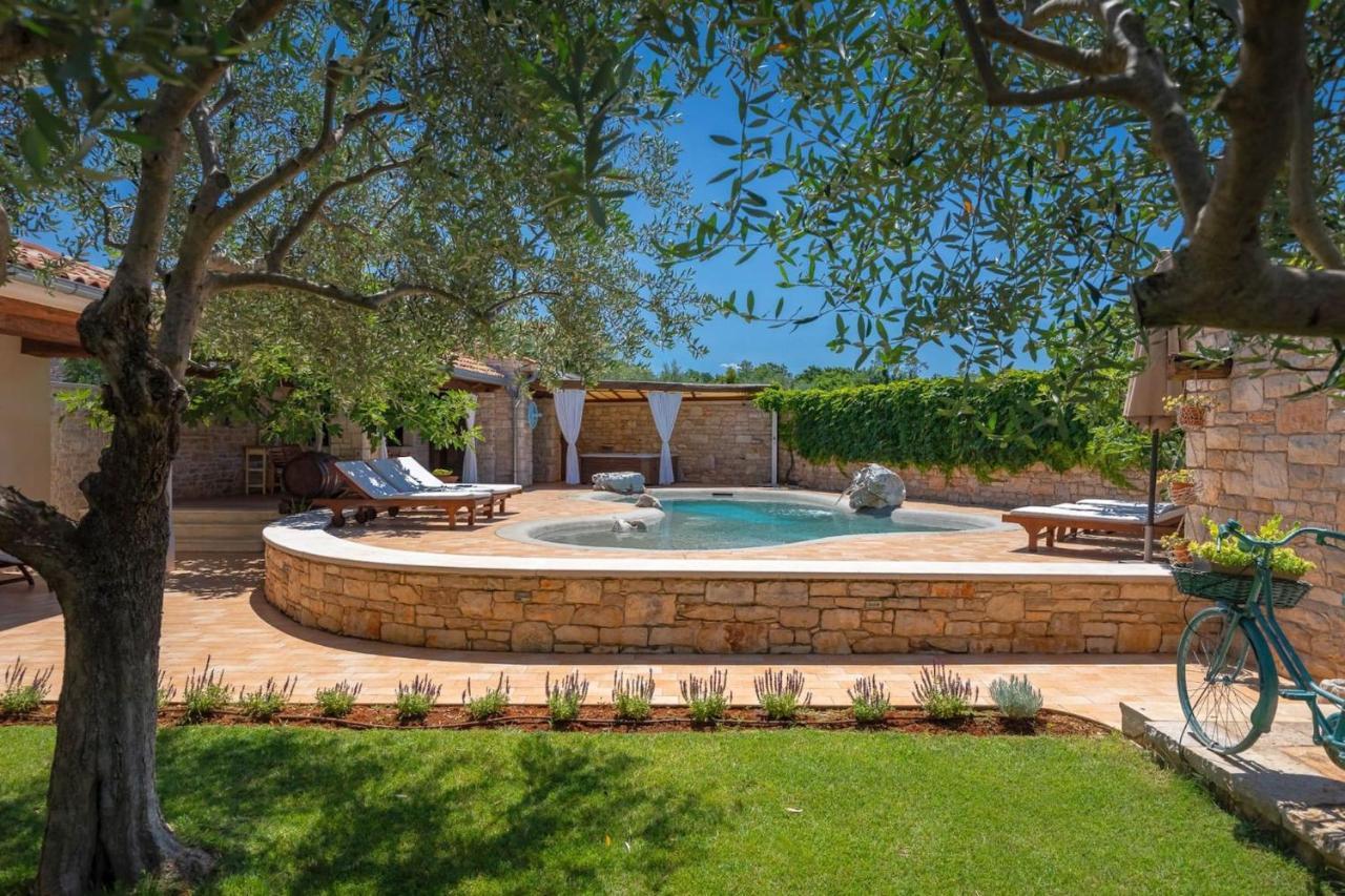 Family Villa Elizabeta With Pool In Umag Cepljani المظهر الخارجي الصورة